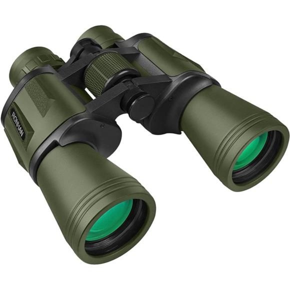 20x50 High Power Military Binoculars Compact HD Waterproof Binoculars(Green)